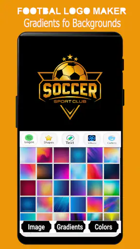 Criador de logotipo de futebol screenshot