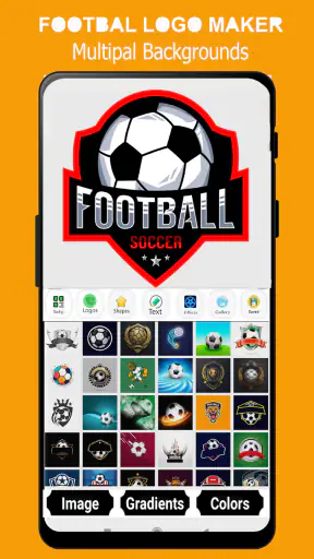 Criador de logotipo de futebol screenshot