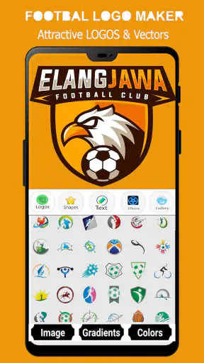 Criador de logotipo de futebol screenshot