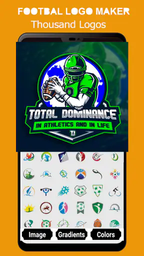 Criador de logotipo de futebol screenshot