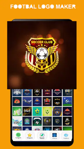 Criador de logotipo de futebol screenshot
