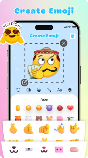 Criador e mesclagem de emojis screenshot