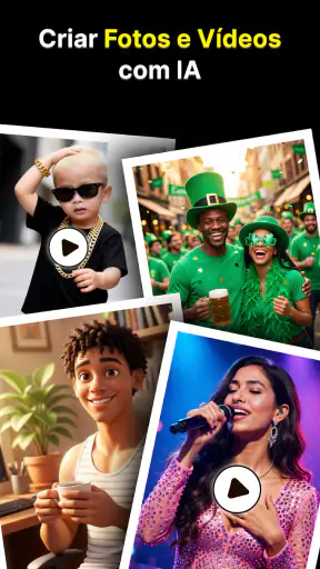 Criador vídeos com IA e música screenshot