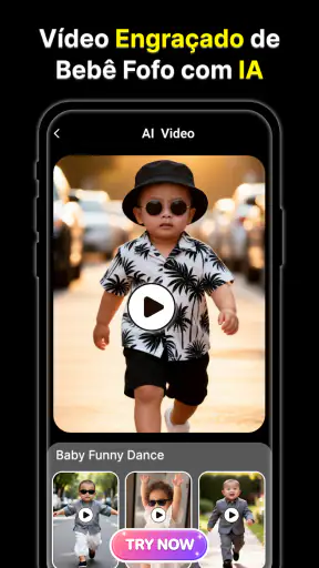 Criador vídeos com IA e música screenshot