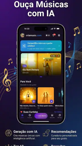 CriaMusic, Crie Músicas Com IA screenshot