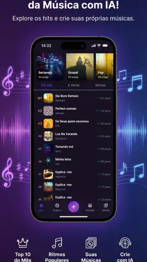 CriaMusic, Crie Músicas Com IA screenshot