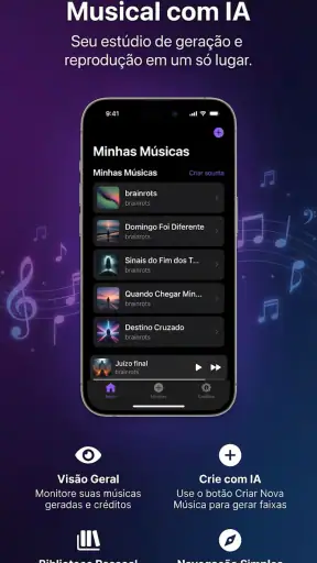 CriaMusic, Crie Músicas Com IA screenshot