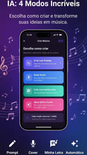 CriaMusic, Crie Músicas Com IA screenshot
