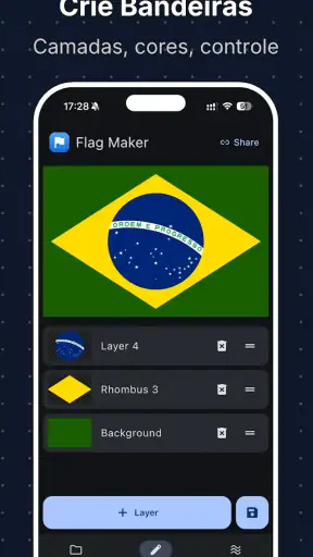 Criar bandeiras: Flag Maker screenshot