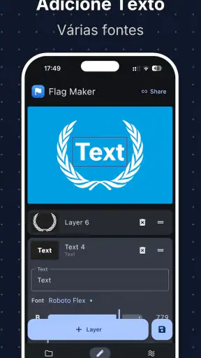 Criar bandeiras: Flag Maker screenshot