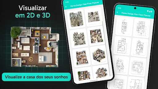 Criar Planta Baixa de Casa 2D screenshot