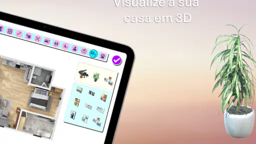 Crie e Desenhe Plantas Baixas screenshot