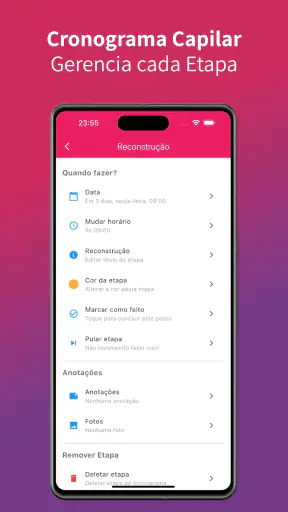 Cronograma Capilar screenshot