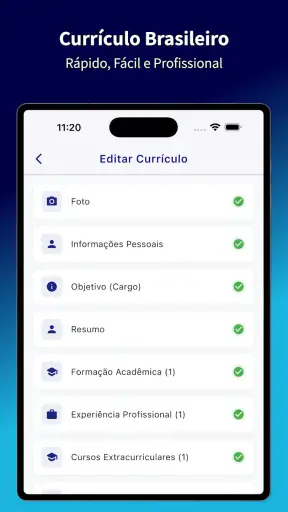 Currículo Fácil 2027 screenshot