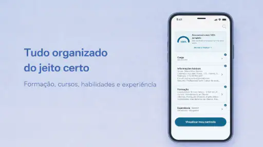 Currículo Profissional em PDF screenshot