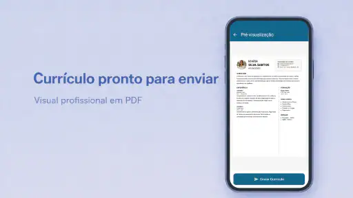 Currículo Profissional em PDF screenshot