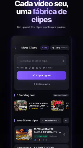 Cut.Pro: Clipes Virais com IA screenshot