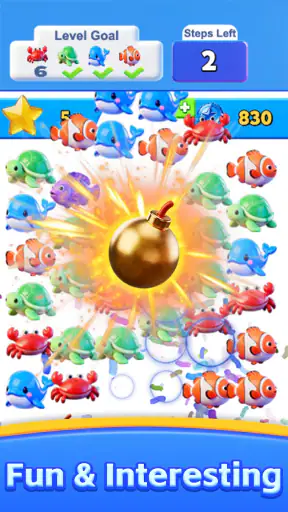 Cute Fish Link Fun screenshot