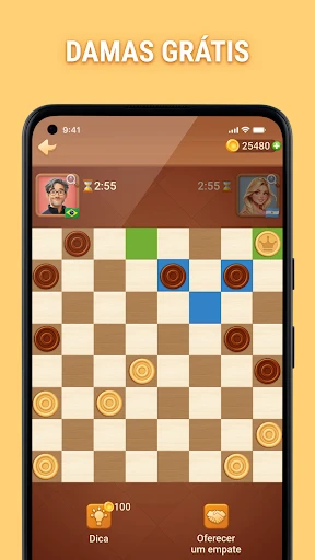 Damas - jogue online e offline screenshot