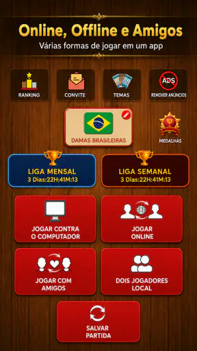 Damas - Online & Offline screenshot