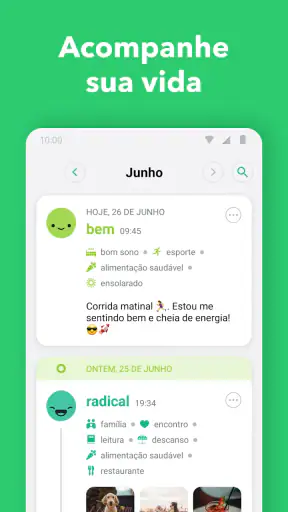 Daylio Diário: Diário de humor screenshot