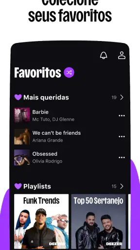 Deezer: Ouvir Música e Podcast screenshot