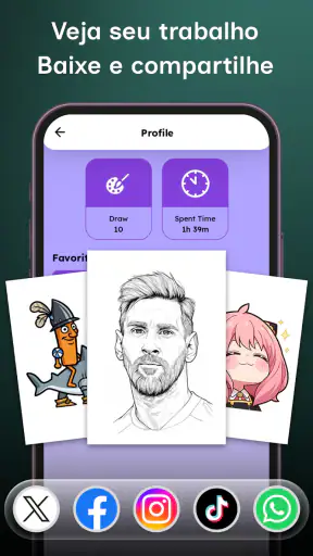 Desenho em AR: Sketch e Pintar screenshot