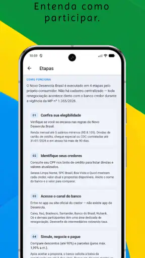 Desenrola Brasil: Limpa Nome screenshot