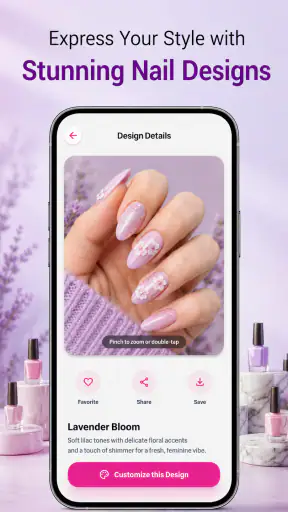 Designs e ideias de nail art screenshot