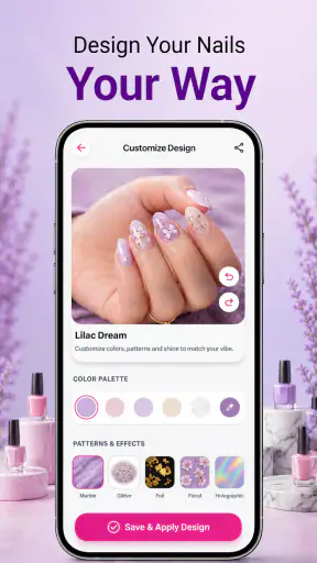 Designs e ideias de nail art screenshot