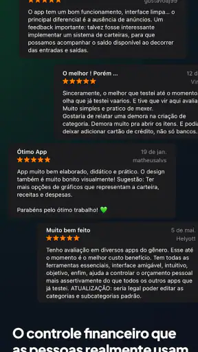 Despezzas: gestão financeira screenshot