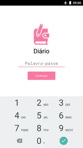 Diário com uma fechadura screenshot