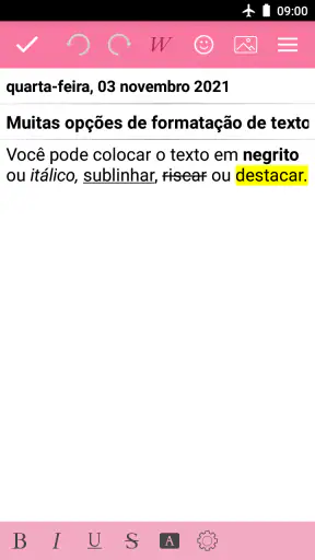 Diário com uma fechadura screenshot