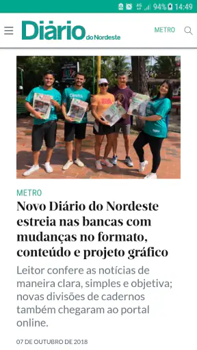 Diário do Nordeste screenshot