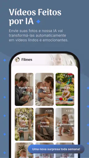 Diário, Vídeos e Saúde do Bebê screenshot