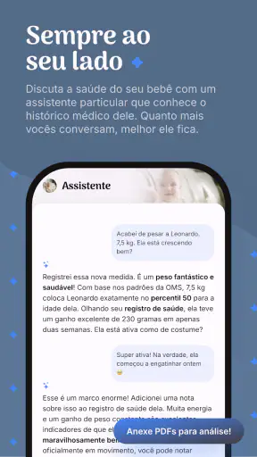 Diário, Vídeos e Saúde do Bebê screenshot