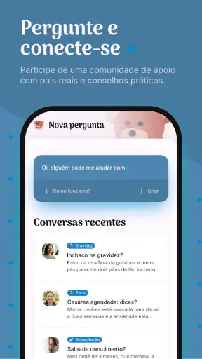 Diário, Vídeos e Saúde do Bebê screenshot