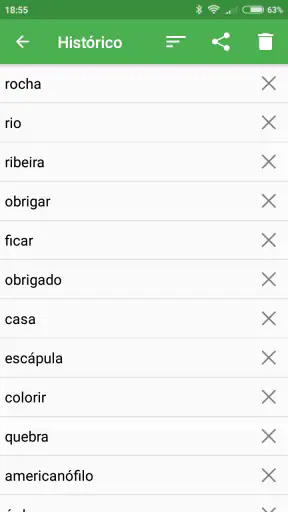 Dicionário de Português screenshot