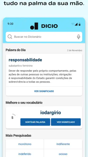 Dicionário de Português Dicio screenshot