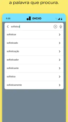 Dicionário de Português Dicio screenshot