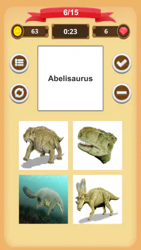 Dinossauros Quiz screenshot