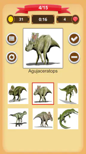 Dinossauros Quiz screenshot