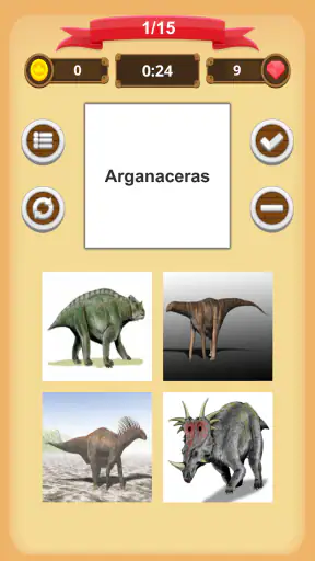Dinossauros Quiz screenshot