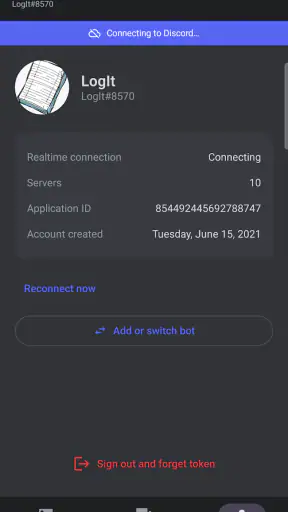 Discord Bot Client for Android screenshot