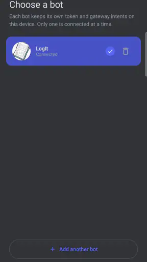 Discord Bot Client for Android screenshot