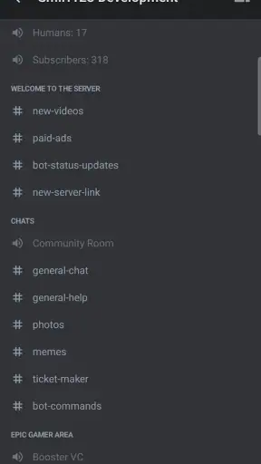 Discord Bot Client for Android screenshot