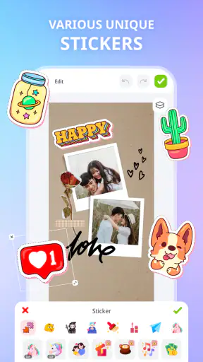 DIY Wallpaper - Photo Collage screenshot
