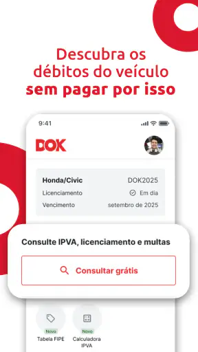 Dok: licenciamento 2026 e IPVA screenshot