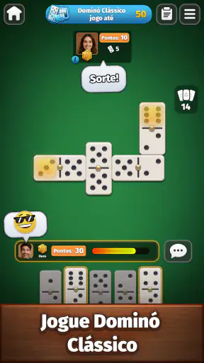Dominó Online: Jogo Clássico screenshot