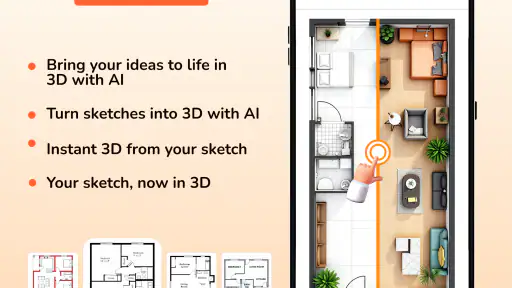 DreamBuild: Sketch to 3D screenshot